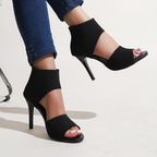 Savannah – Stretch Knit High Heel Sandals